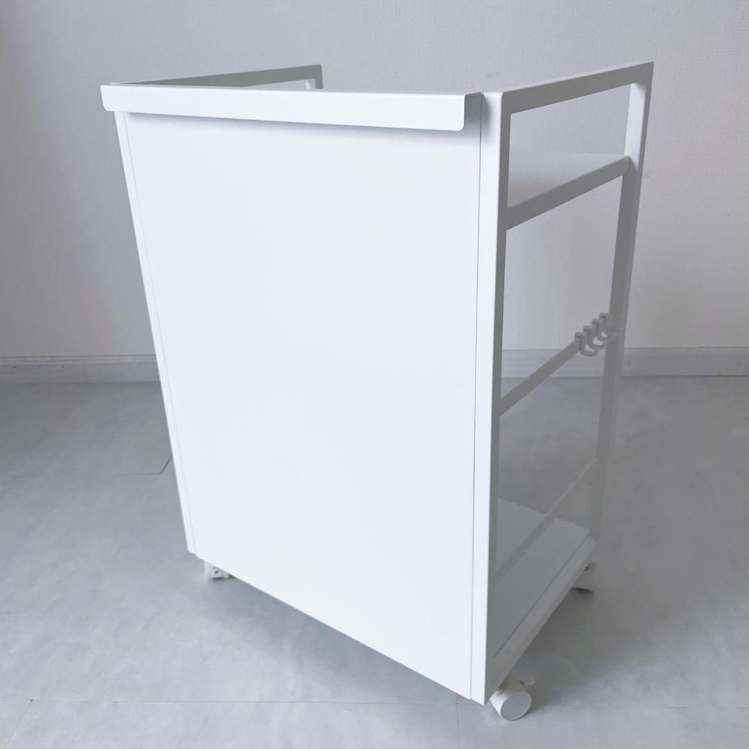 新品　目隠しワゴン タワー 山崎実業 tower キャスター付き ワゴン