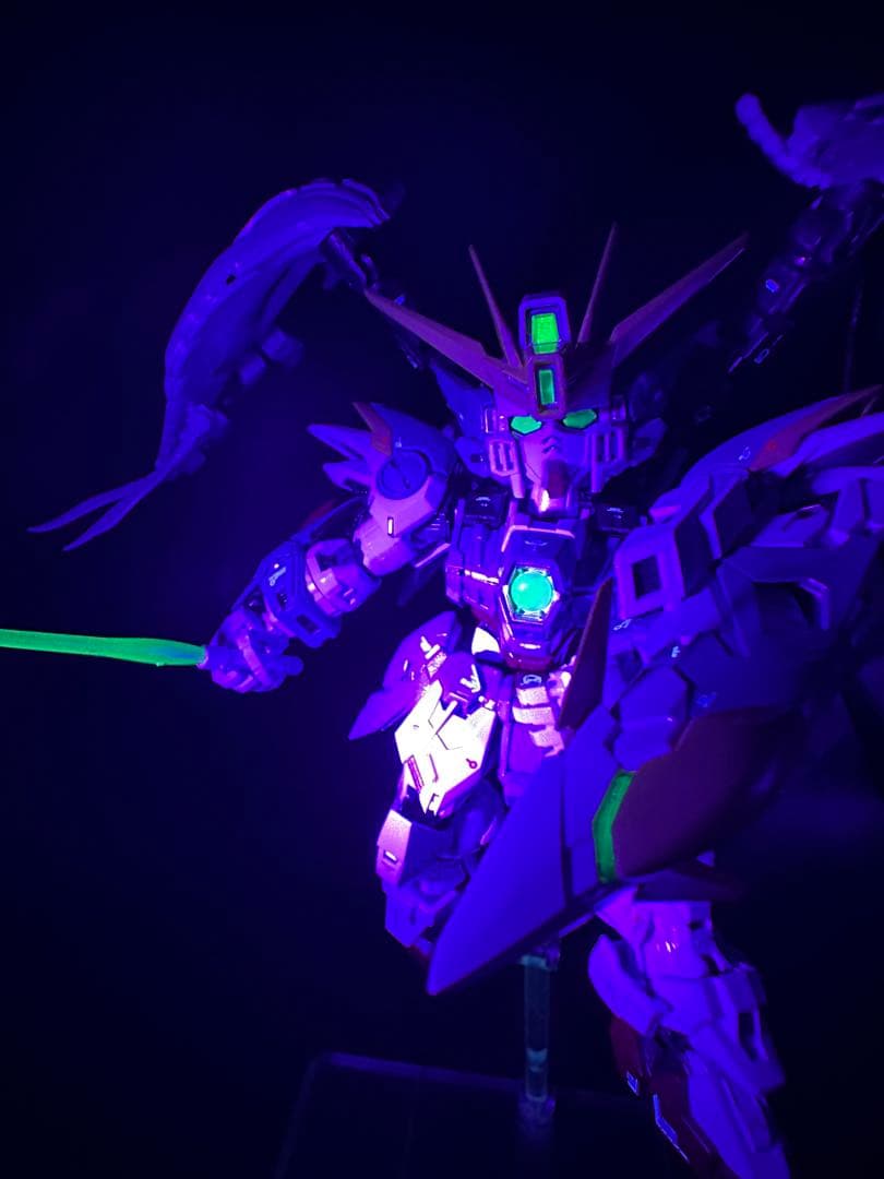 リンプラパール塗装　MGSD ウィングガンダムゼロEW