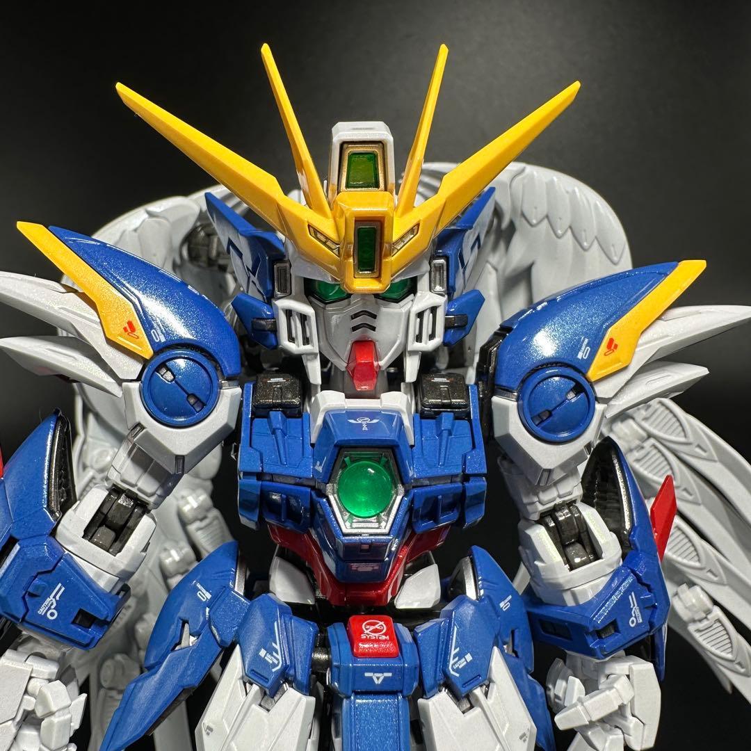 リンプラパール塗装　MGSD ウィングガンダムゼロEW