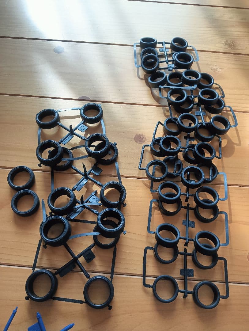 ミニ四駆　ボディ　パーツ　セット ジャンク　未使用多数　タミヤ　ホイール　タイヤ