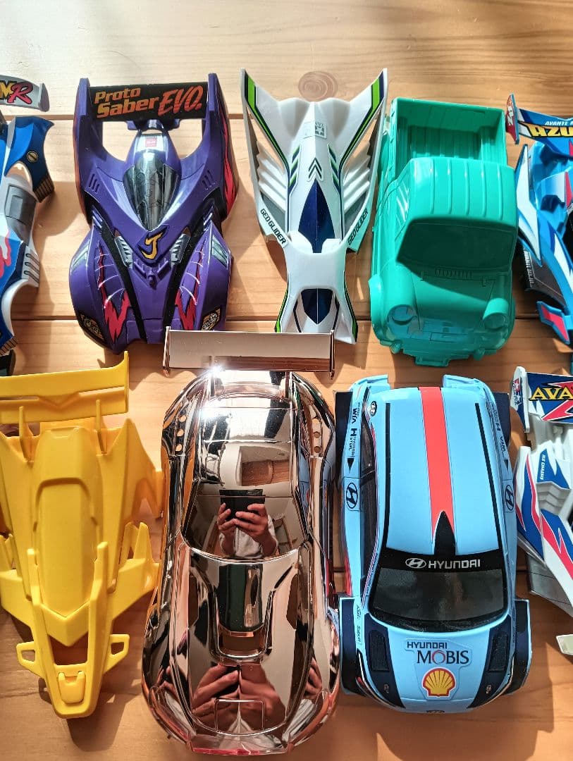 ミニ四駆　ボディ　パーツ　セット ジャンク　未使用多数　タミヤ　ホイール　タイヤ