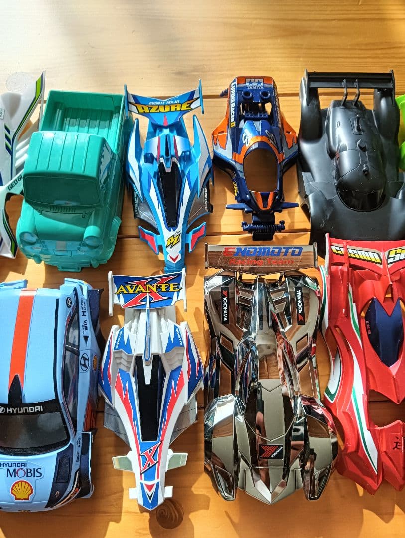 ミニ四駆　ボディ　パーツ　セット ジャンク　未使用多数　タミヤ　ホイール　タイヤ