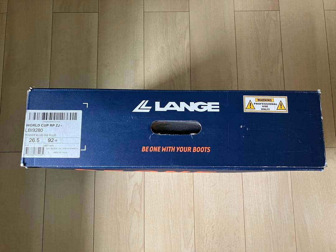 LANGE RS WORLD CUP スキーブーツ使用6日　美品
