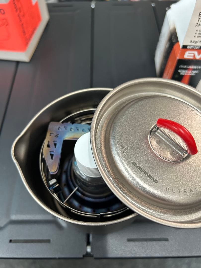 バーベキュー・調理用品 EVERNEW Ti Mug pot 500