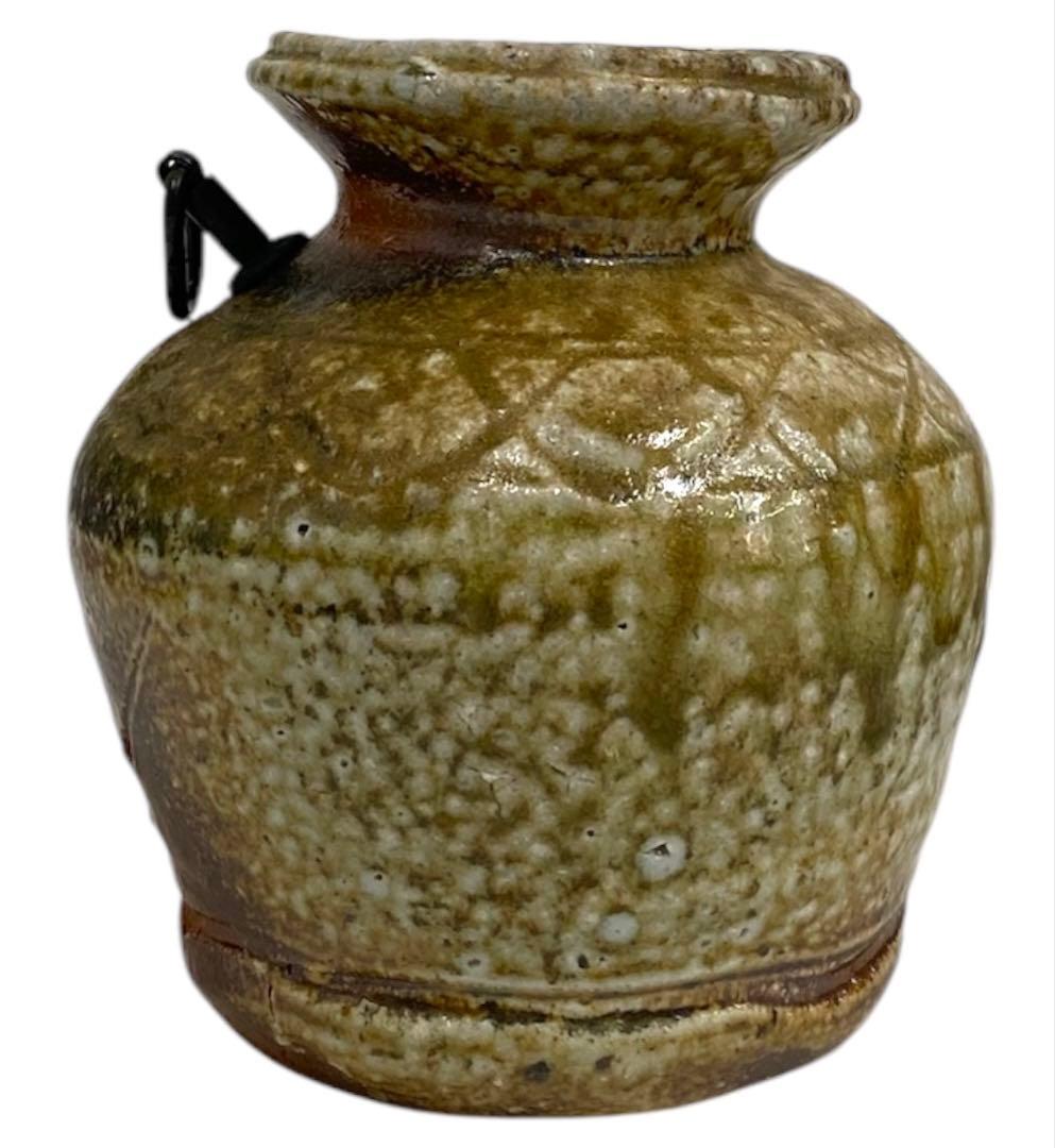 うずくまる　壺　松川広己　大土井窯　広己造 25ア211