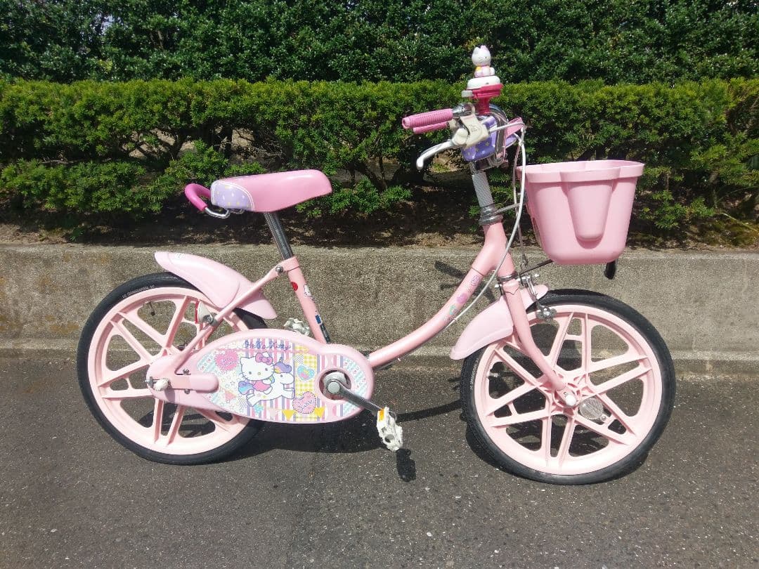 ブリジストン　キティちゃんサイクル18インチ