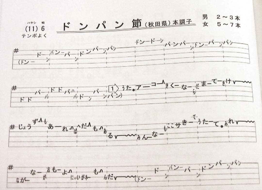 【日本の民謡　五線譜】10集セットe53~10%OFF~楽譜/唄譜/指導/稽古