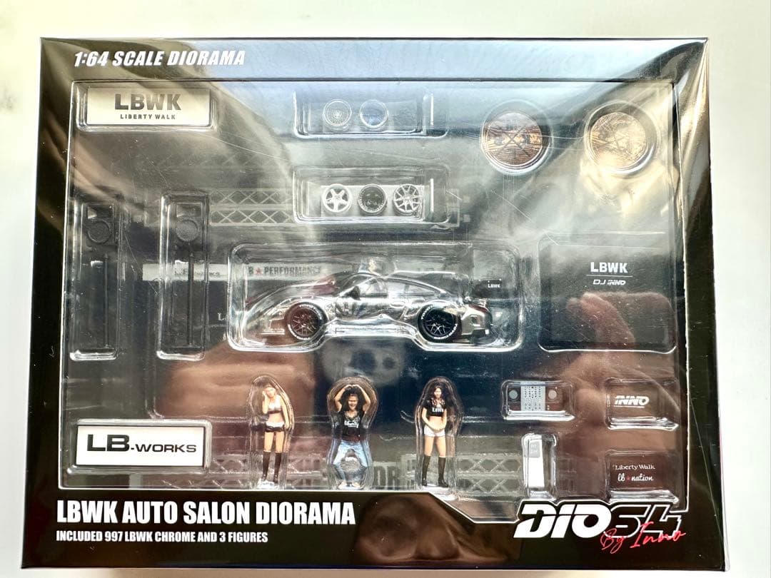 INNO64 1/64 LBWK オートサロン ジオラマ DIO64