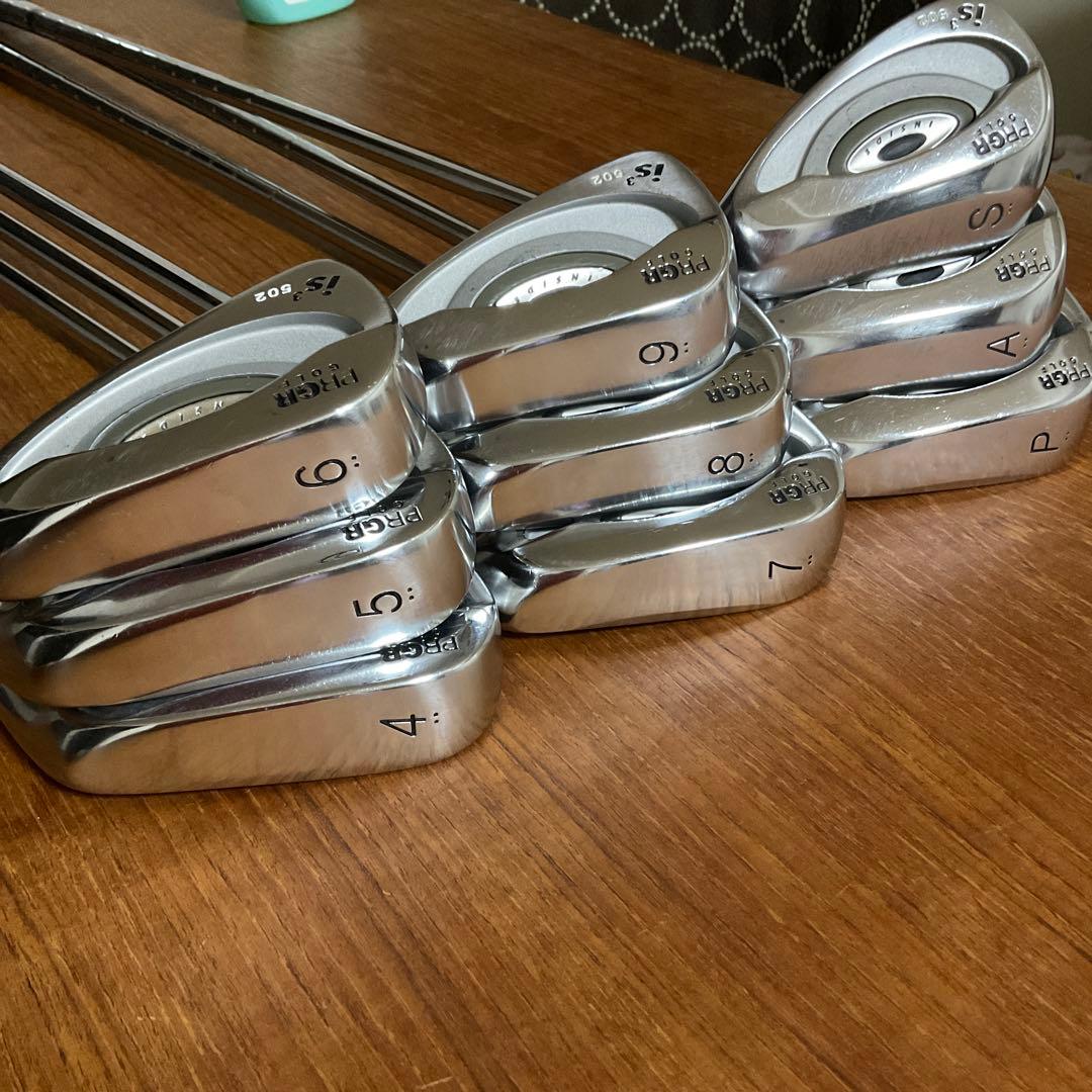 美品　PRGR is3 502 アイアン 9本セット LIGHT SPEC