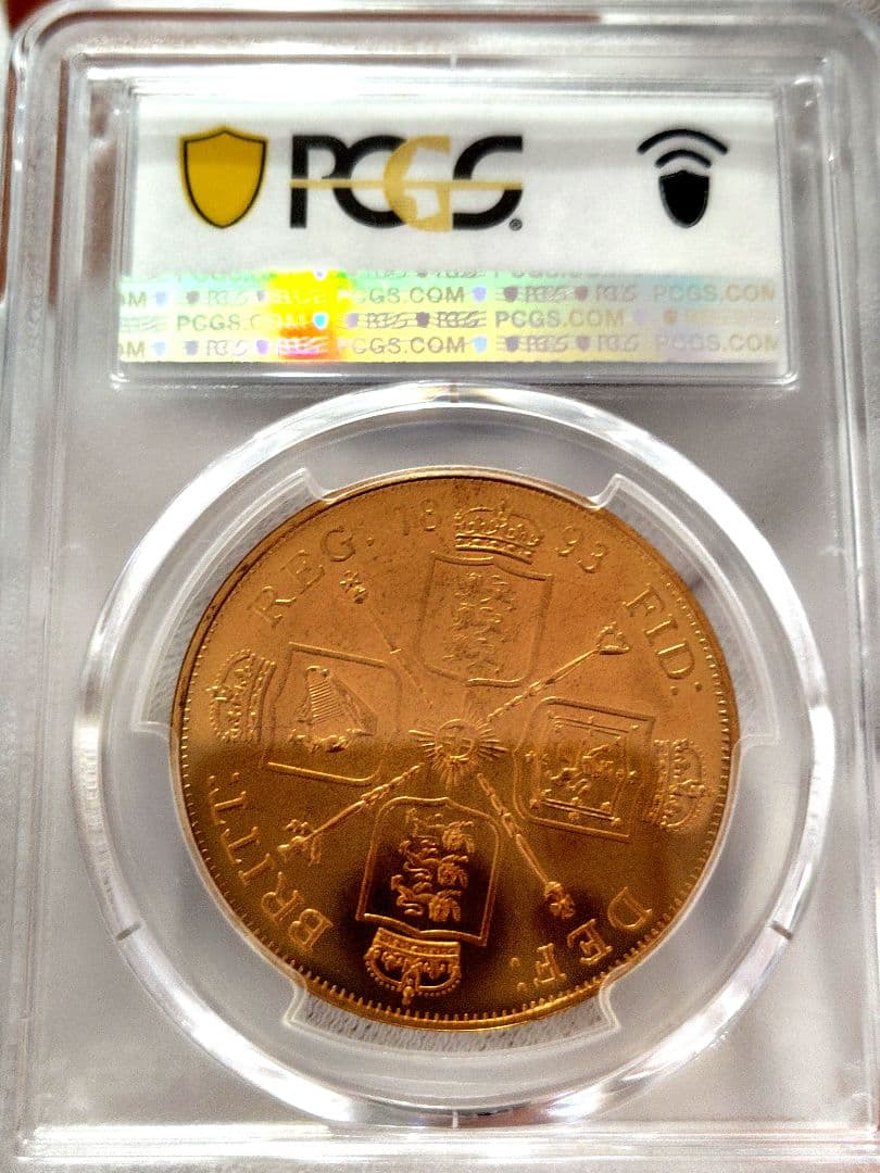 ヴィクトリア女王　銅メダル　PCGS PR66