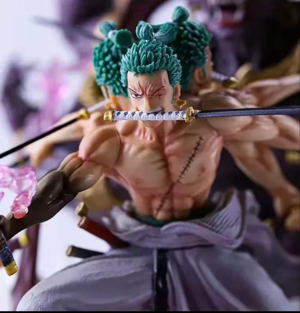 52cm ワンピース　ロロノアゾロ　阿修羅　ガレージキット