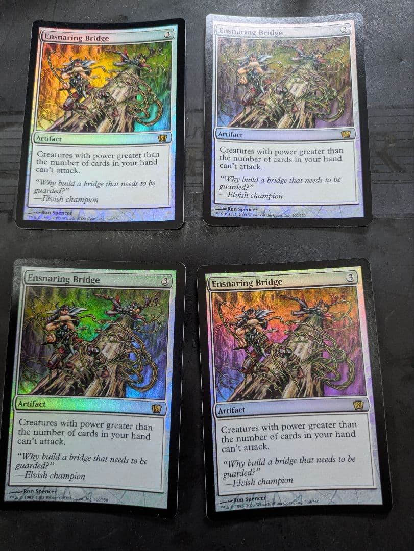 MTG罠の橋 Foil ４枚セット 英語 ８版