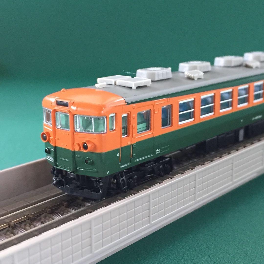 【A0904】国鉄 165系湘南色・新製冷房車 急行「内房」基本７両セット