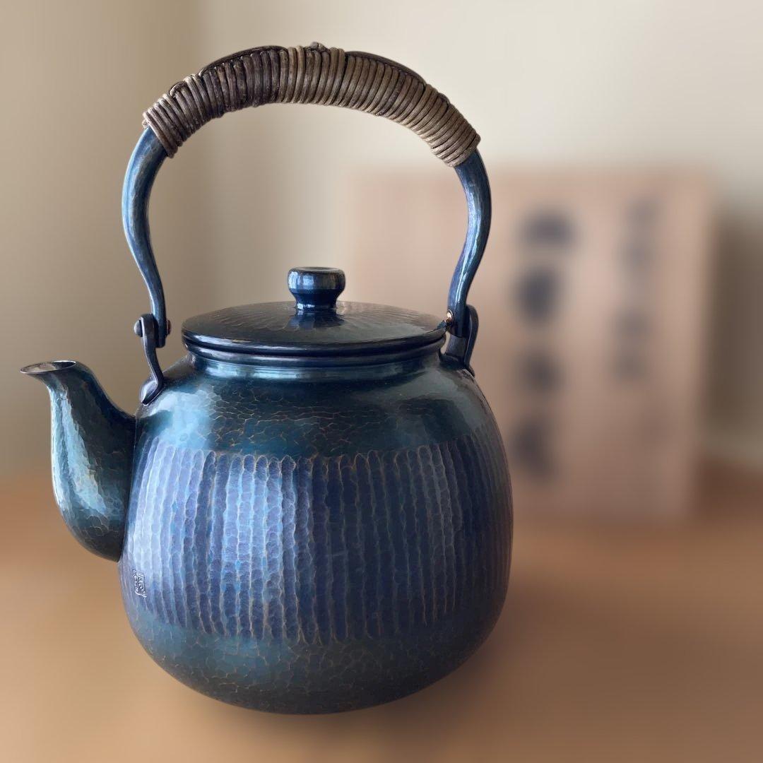 玉川堂　鎚起銅器　茶道具