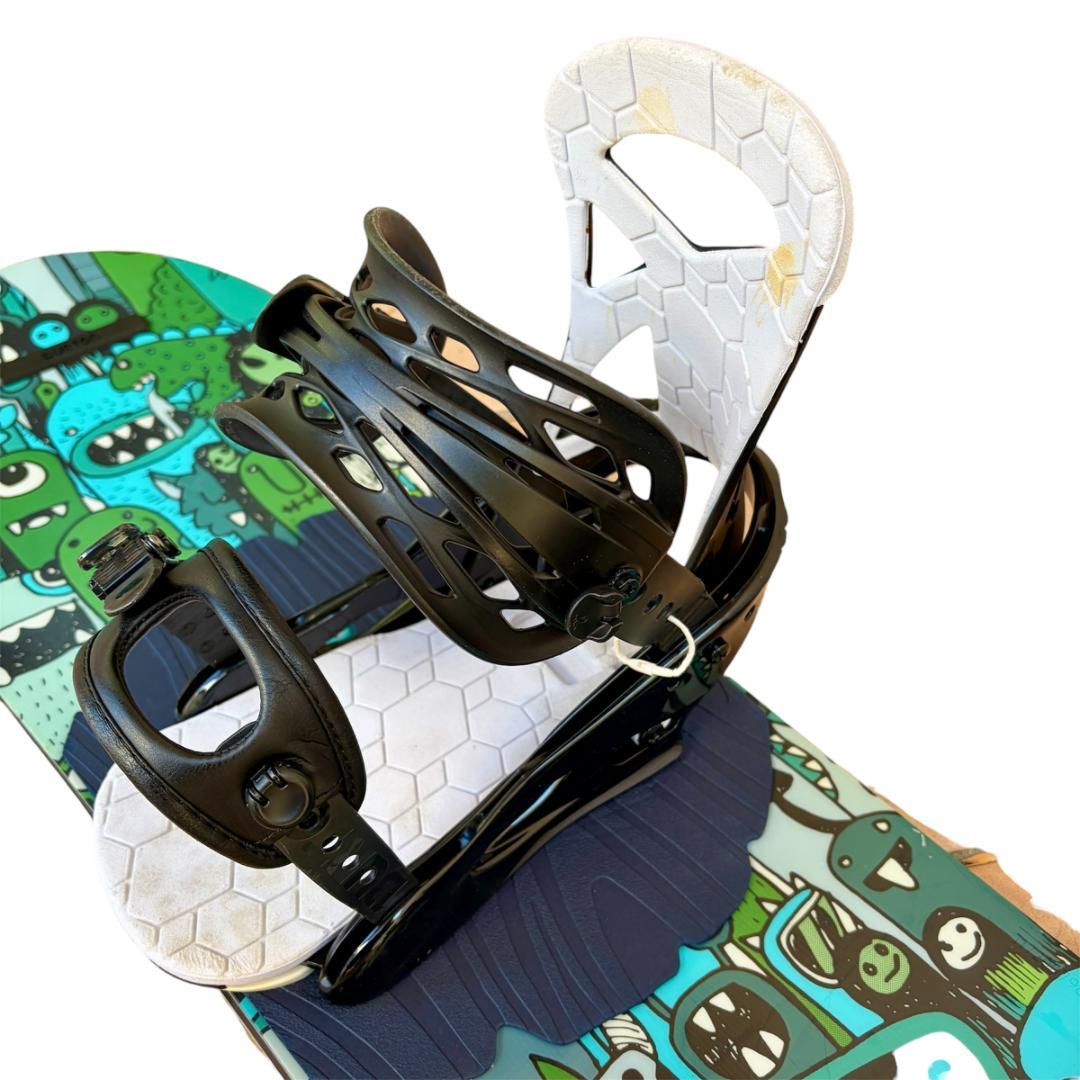 BURTON キッズ スノーボード 3点セット 120cm BOA ブーツ付