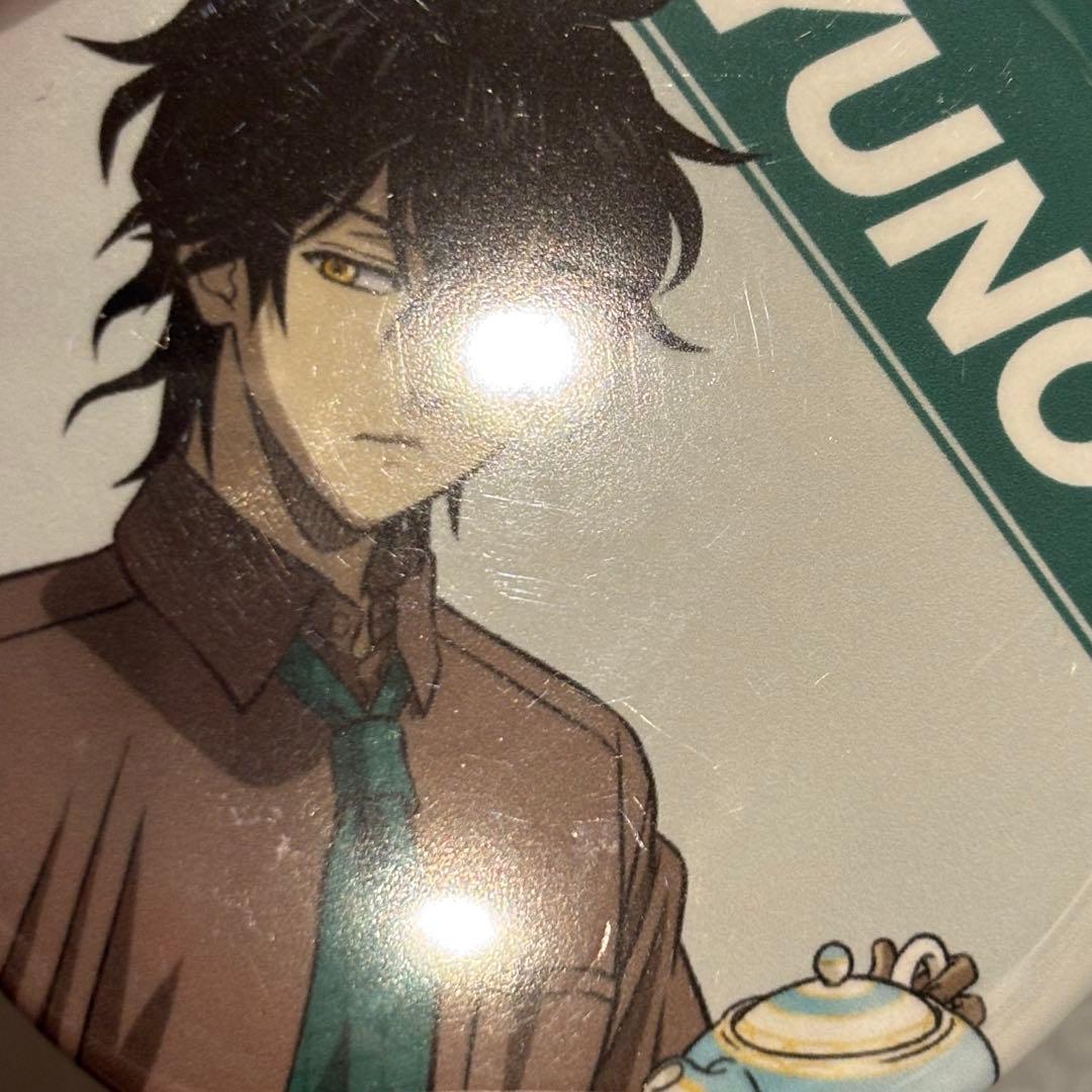 ブラッククローバー　ぴえろ40周年記念　コラボカフェ　缶バッジ　ユノ