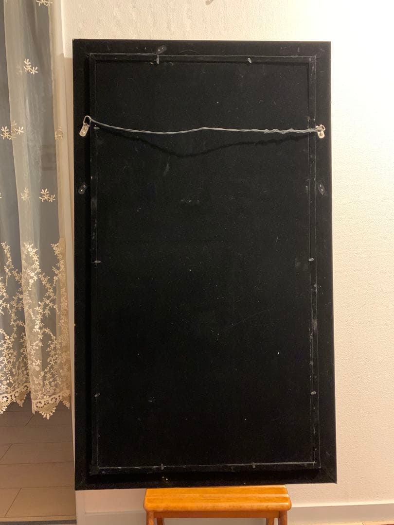 油彩画　高級額縁付き