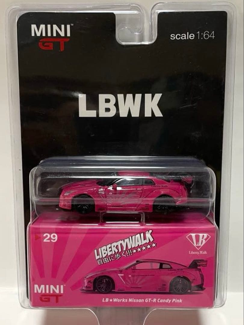 希少 MINIGT LIBERTY WALK 35GT-R Candy Pink