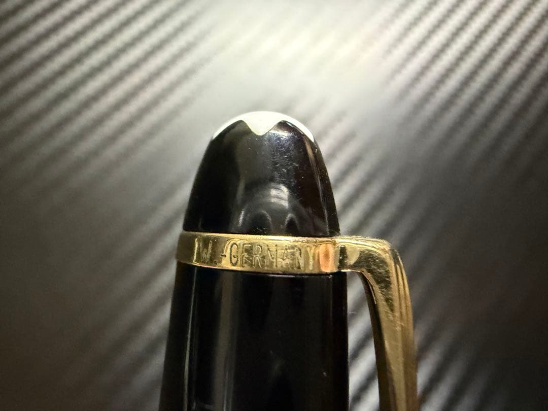 極美品 モンブラン マイスターシュテュック 144 ブラック 中白 EF 万年筆