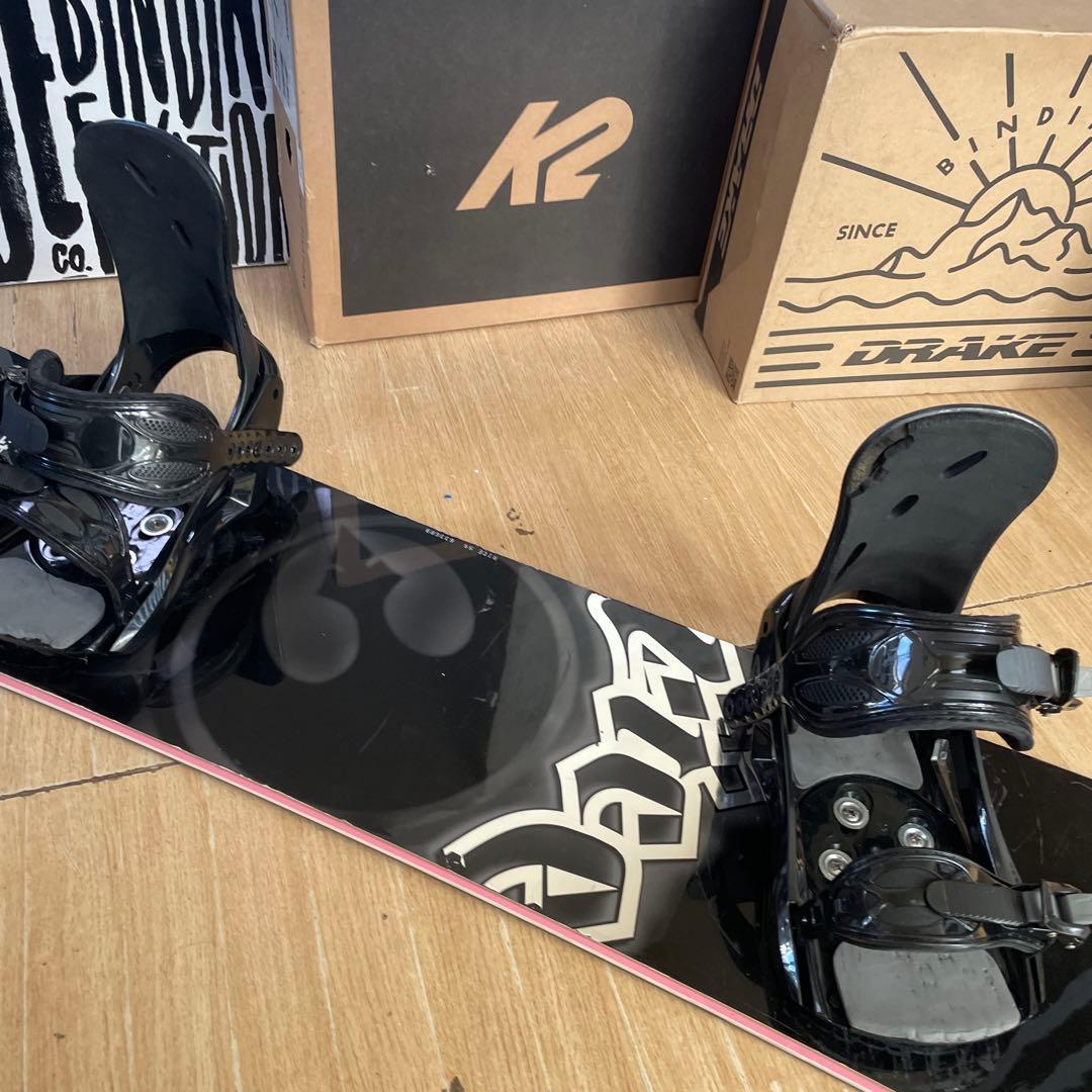 RICE28　良質国産スノーボードセット　OGASAKA製　MORROWバイン付