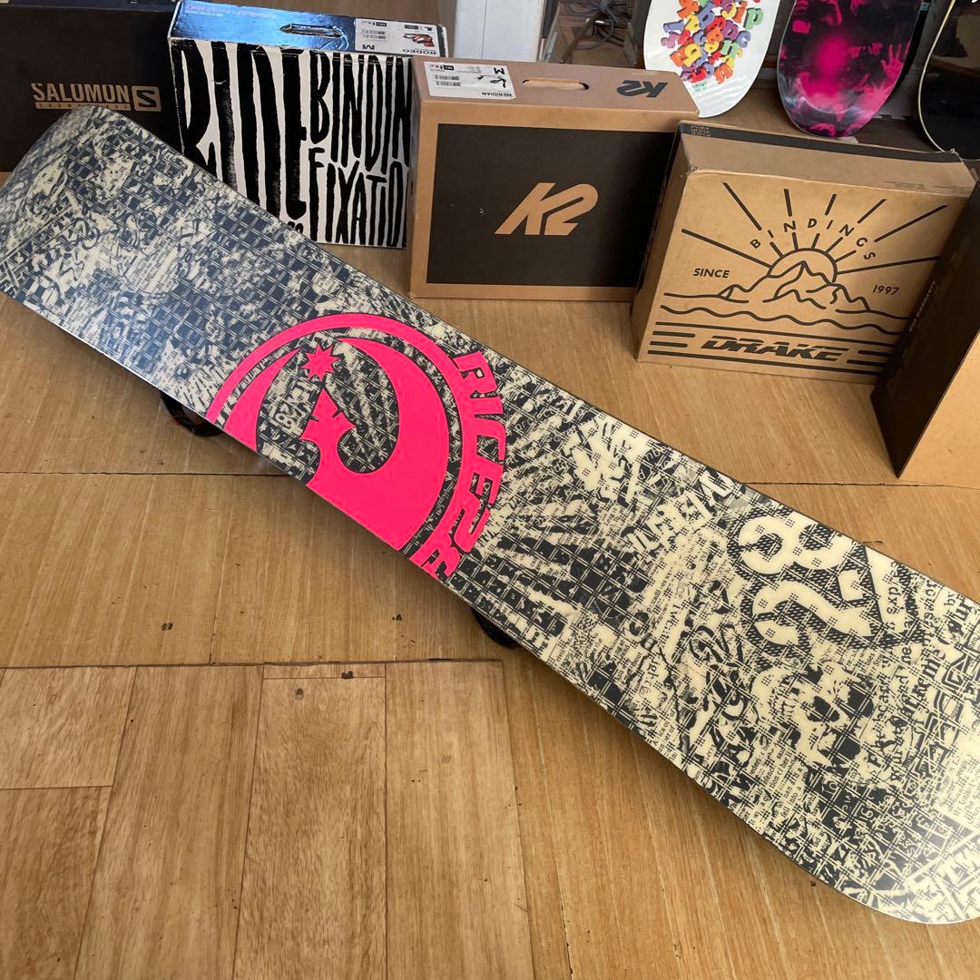 RICE28　良質国産スノーボードセット　OGASAKA製　MORROWバイン付