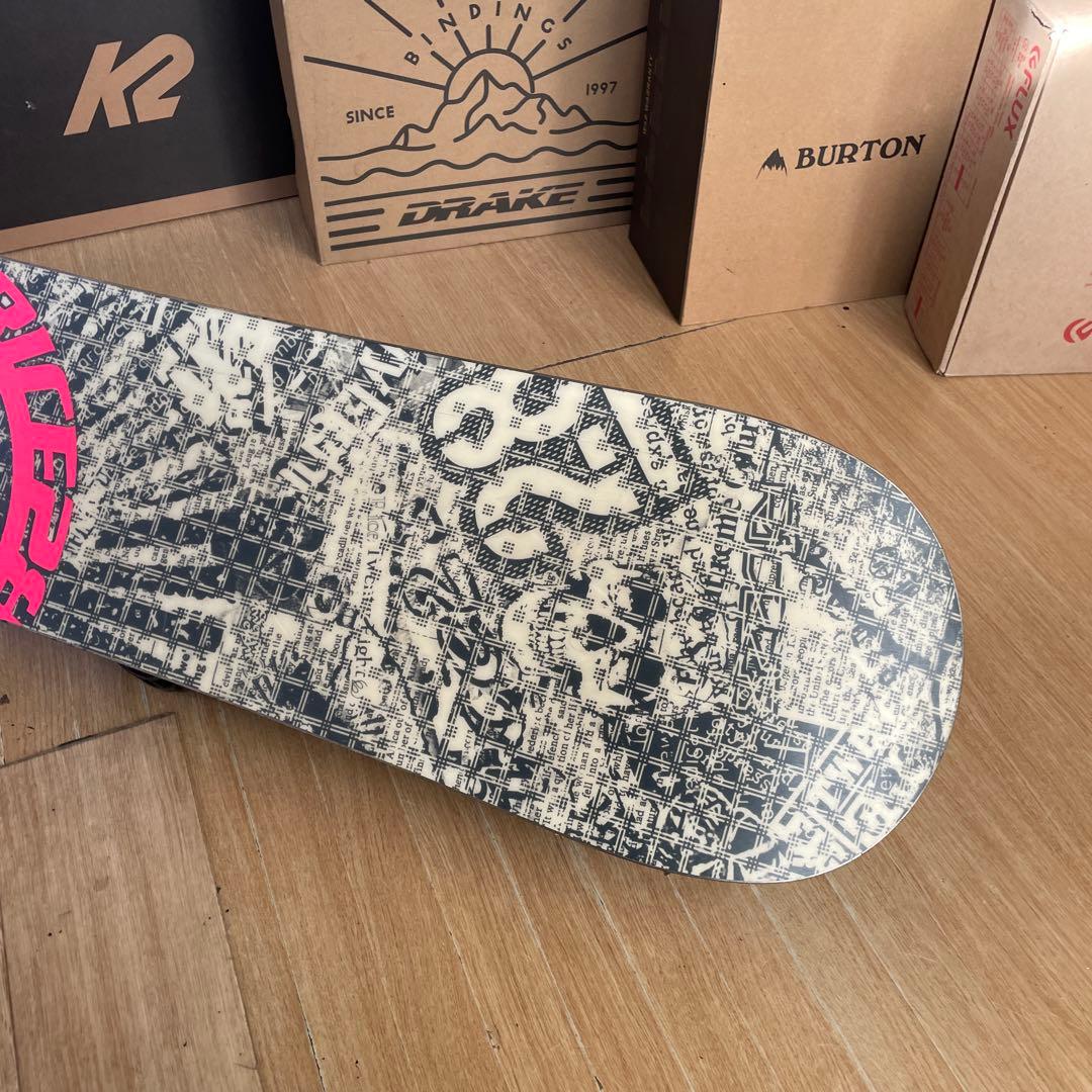 RICE28　良質国産スノーボードセット　OGASAKA製　MORROWバイン付