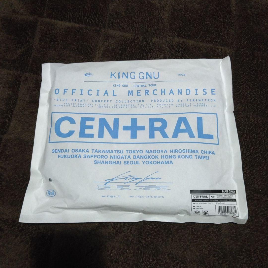 ミュージシャン King Gnu CEN+RAL KG KINCHAKU POUCH [BG]