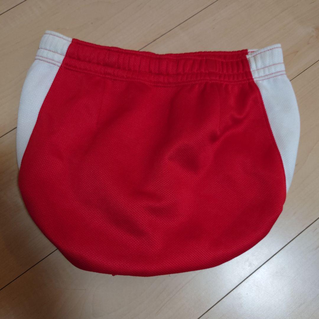 ホ*ん様 asics バレーボール ブルマ Lサイズ 赤/白