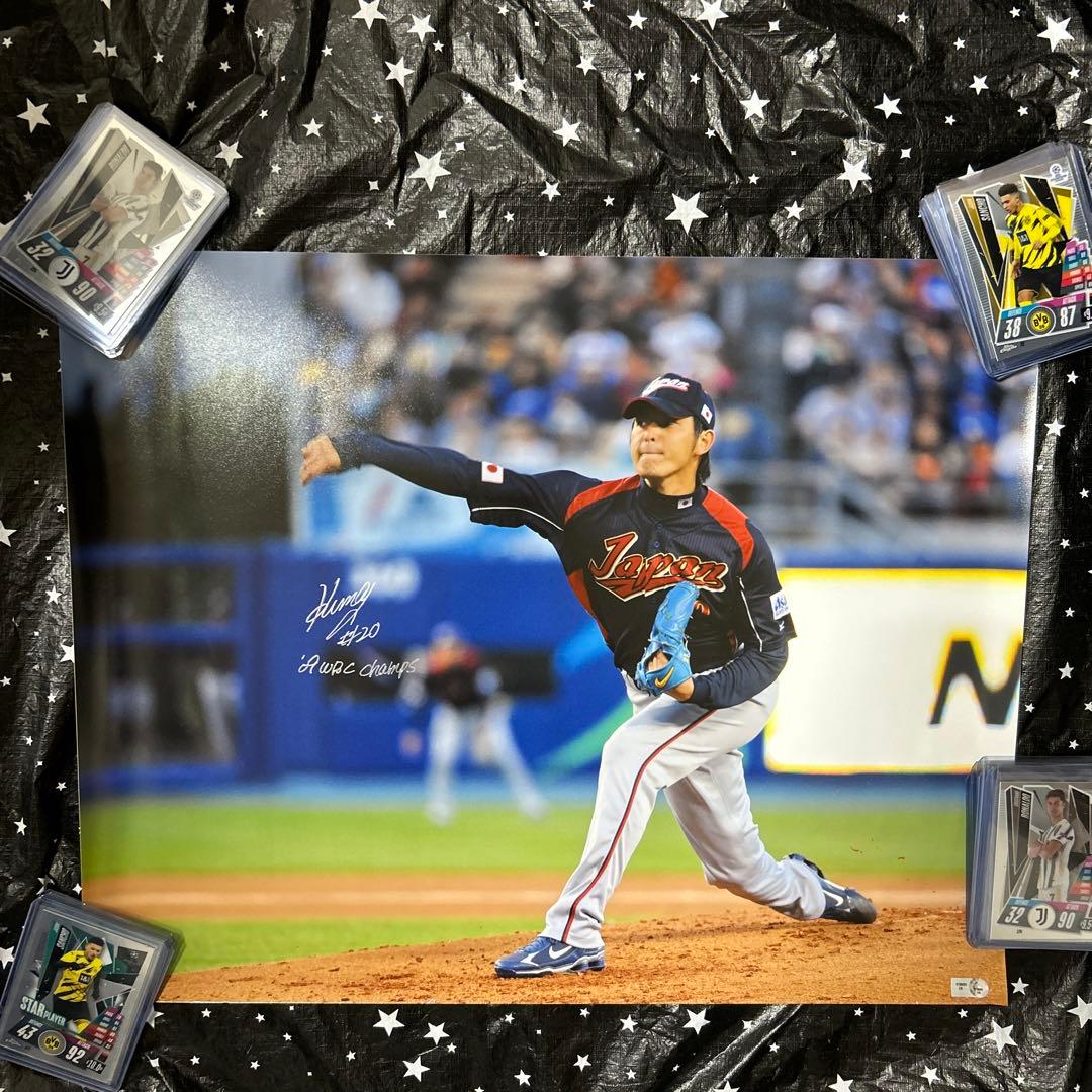 元シアトルマリナーズ　岩隈久志 直筆サイン入り WBC（16×20インチ）フォト