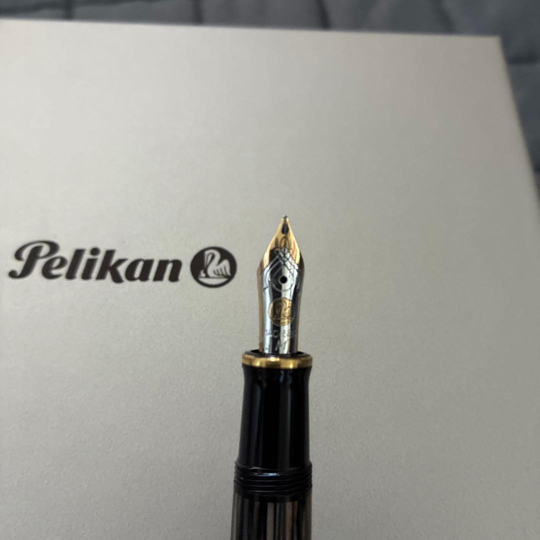 あ*ン様 【最安】万年筆 ペリカン スーベレーン M400 茶縞