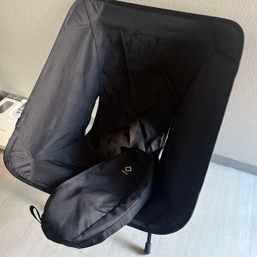 [焚き火穴あり]ヘリノックス タクティカルチェア ブラック