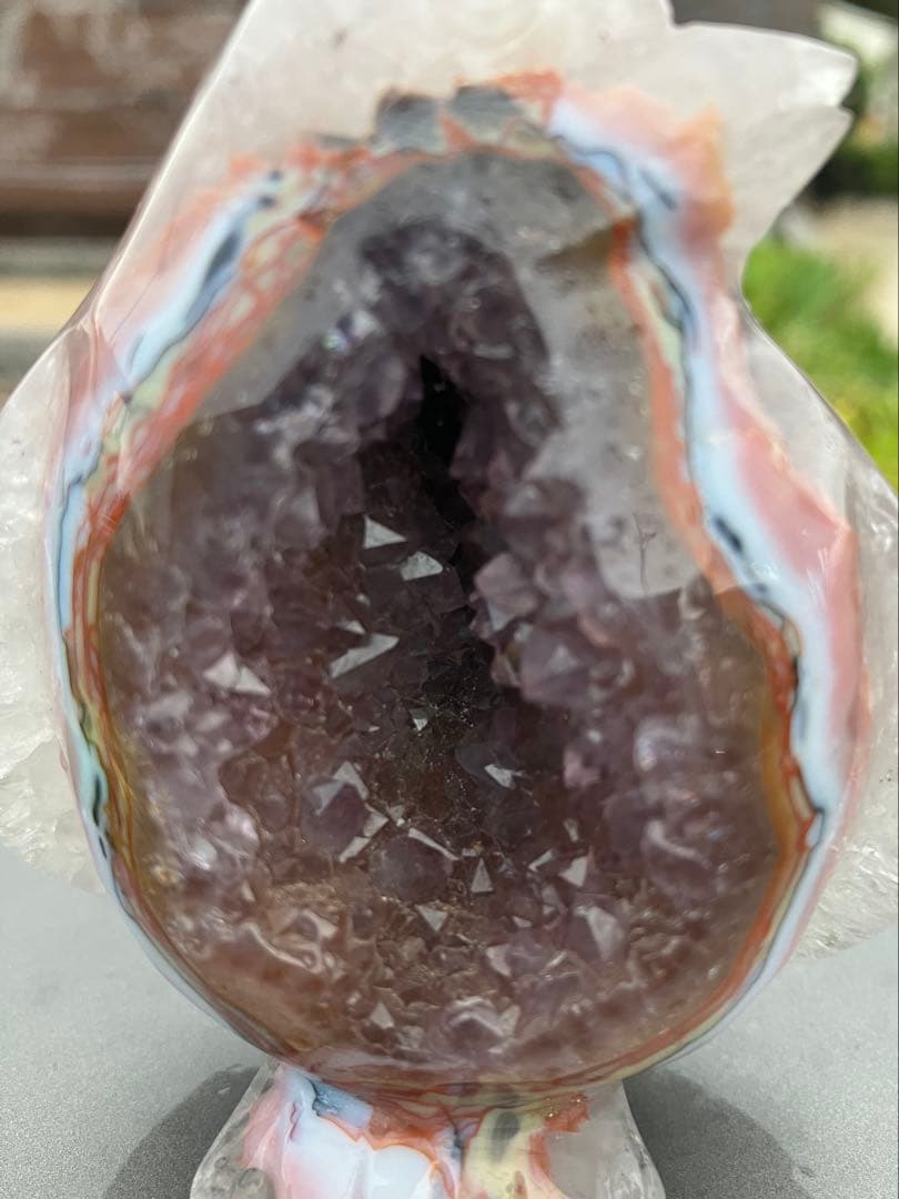 水晶　アゲート　アメジスト　ペンギン　モチーフ