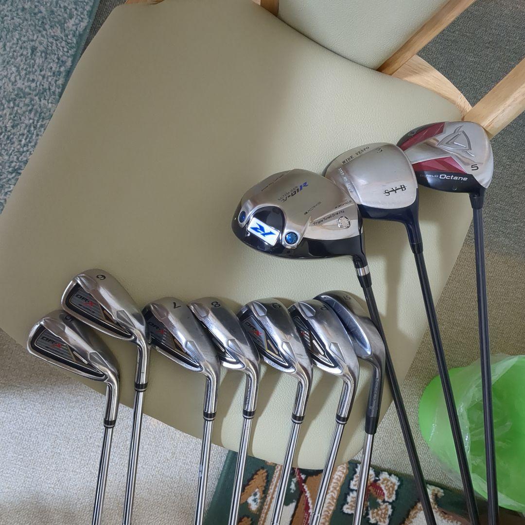 易しさ飛び重視ドラコン王ワークスのドライバーアイアンセット他パター付き