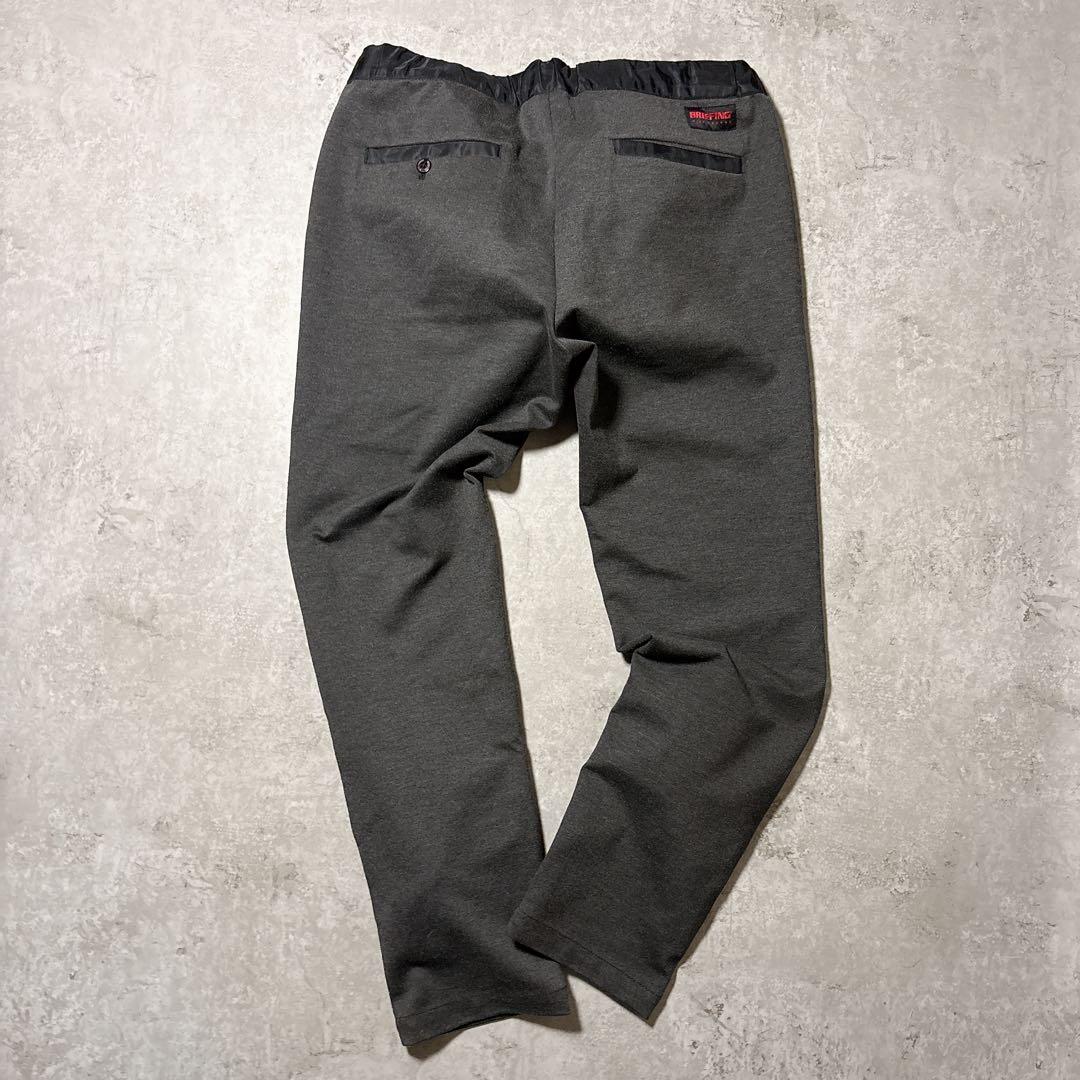 BRIEFING × WILL LOUNGE イージーパンツ L チャコールグレ