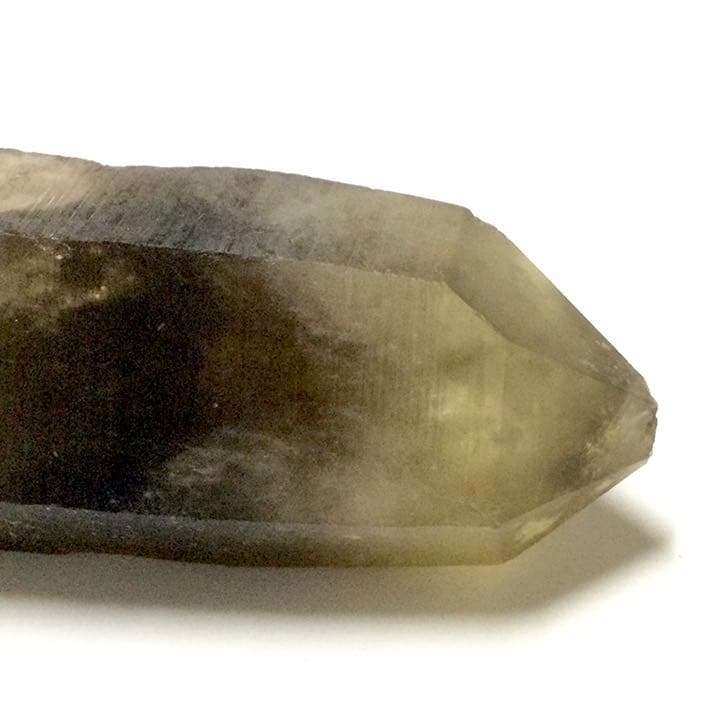 【強力な邪気祓い、精神の安定】天然石 スモーキークォーツ 六角柱 原石 ②