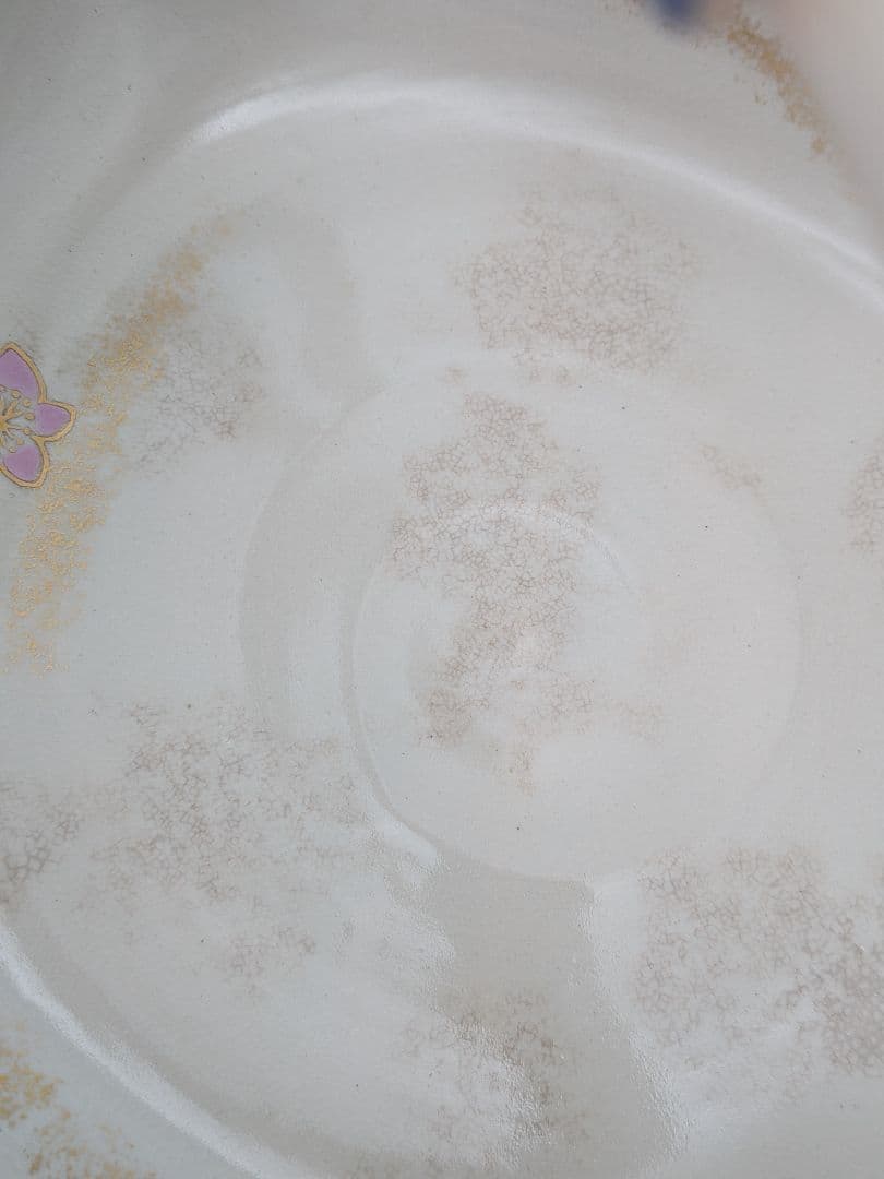 宮本翠浩 京焼 桃の絵手鉢 共箱合布 清水焼 食器 菓子器 菓子鉢 菓子皿 在銘