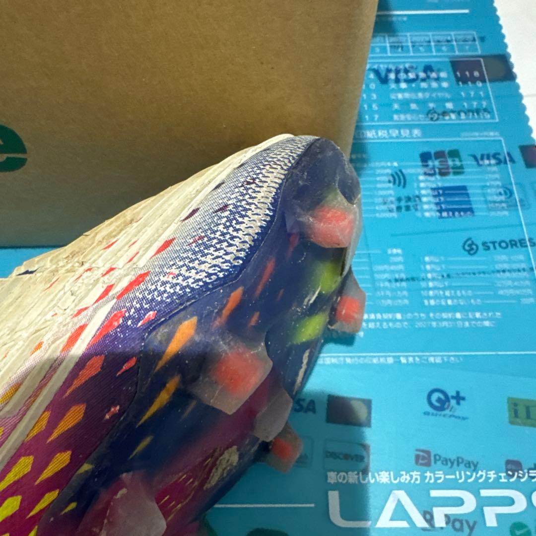 アディダス　プレデターエッジ　中古24.5cm ワールドカップカラー