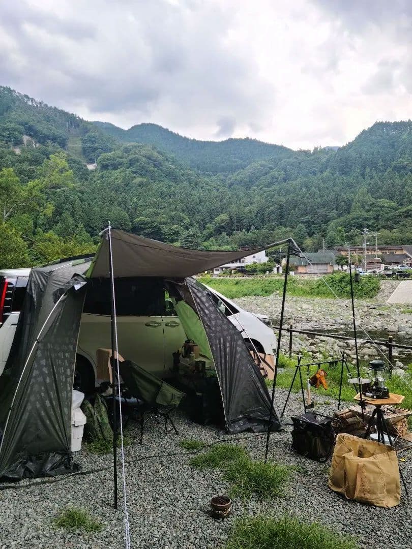 美品　LOGOS カーサイドタープ(オーニング)