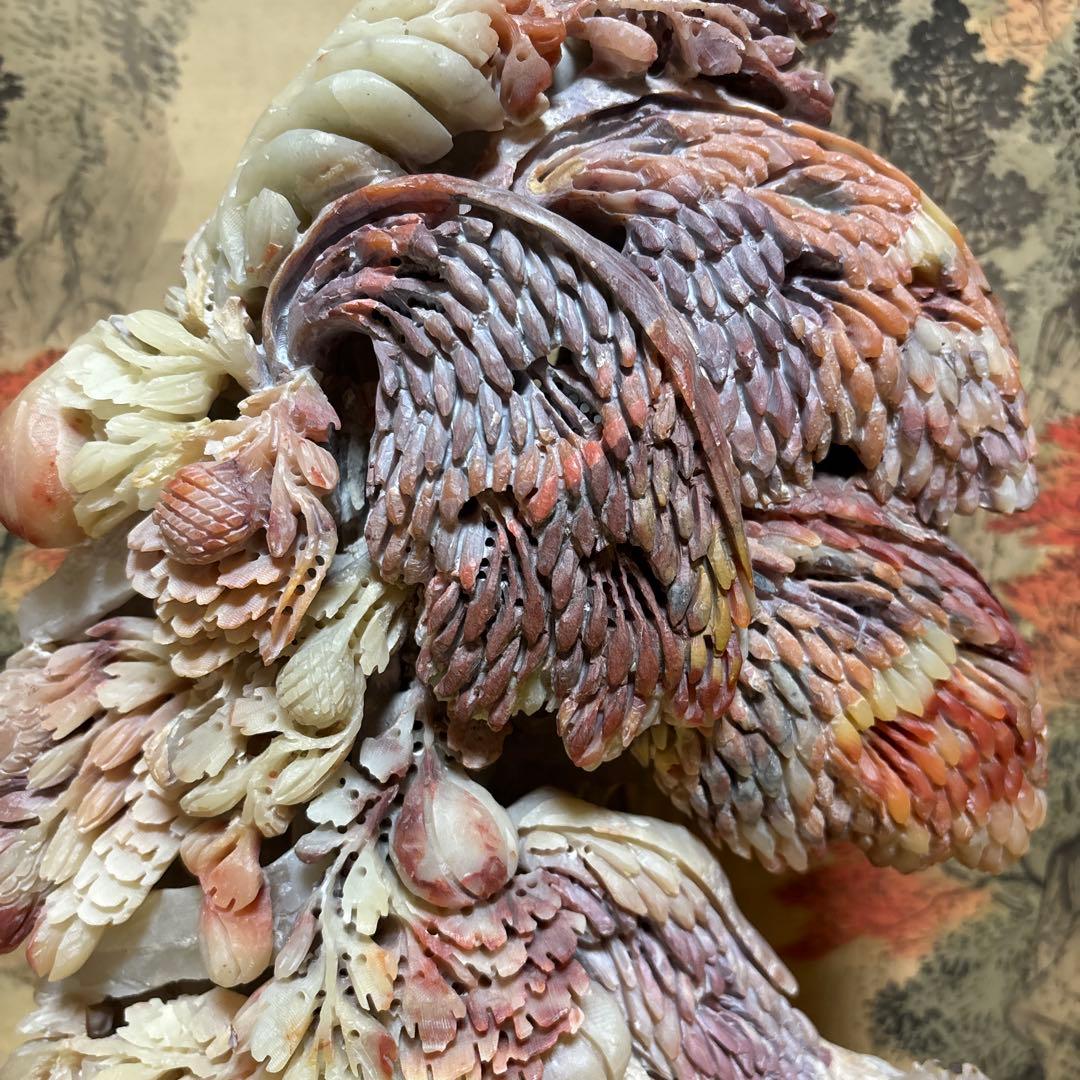 壽山石 古美術 超細工 果実