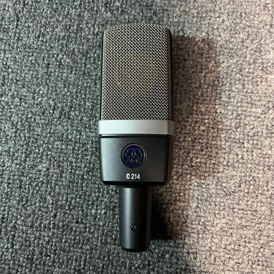 【極美品】AKG C214 コンデンサーマイク 完動品（国内正規品）