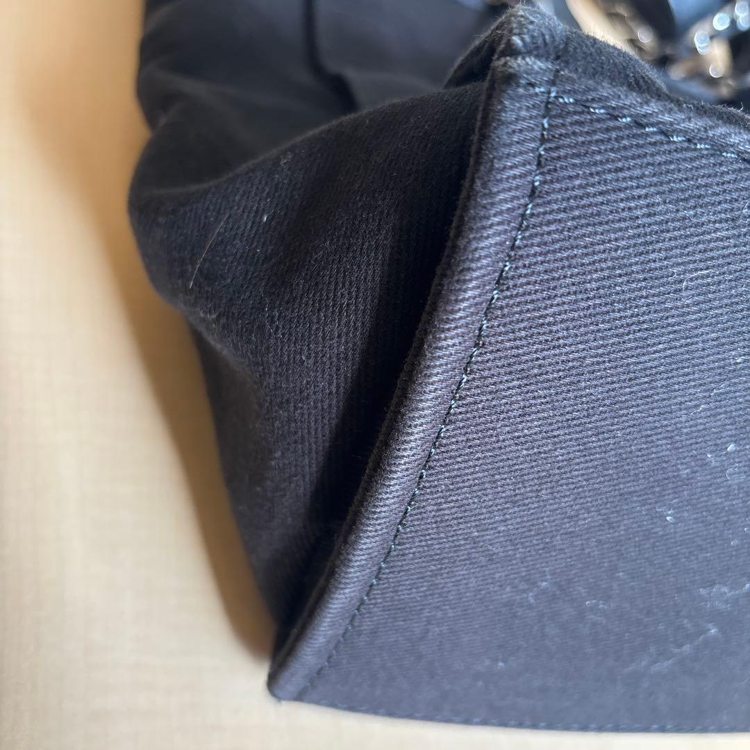 クロア　シャネルノベルティーチェーン⭐︎2wayブラック トートバッグ