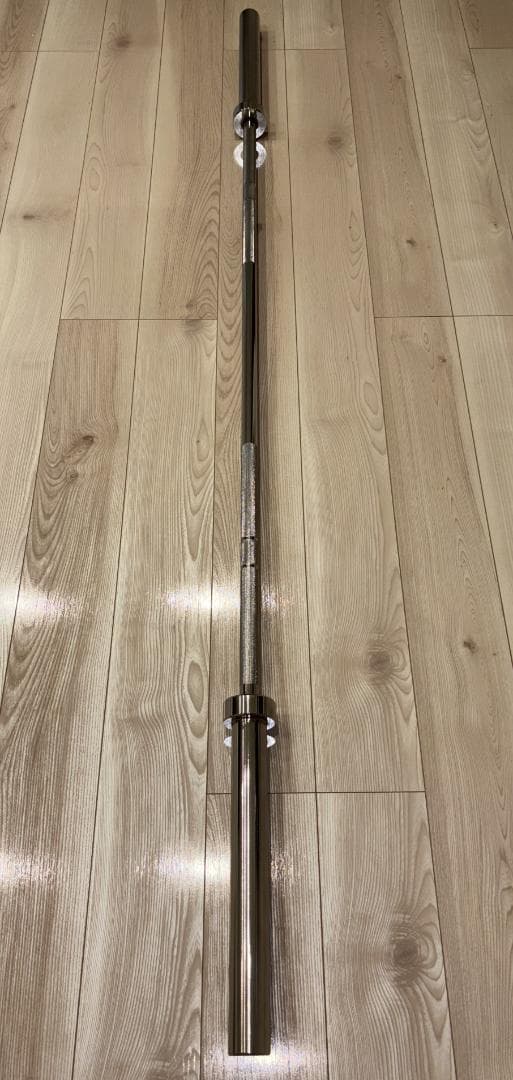 iROTEC オリンピックバーベルシャフト 径50mm 長さ220cm シルバー