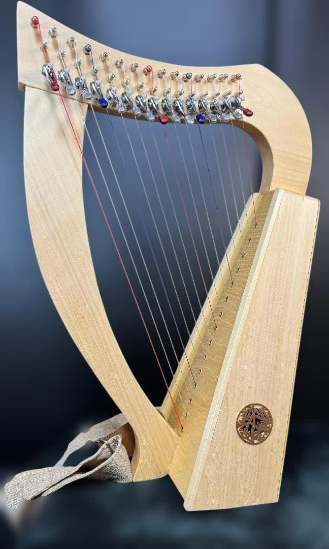 おとつぶハープ ototsubuharp 15弦 ロゼッタ付 定価56,000円