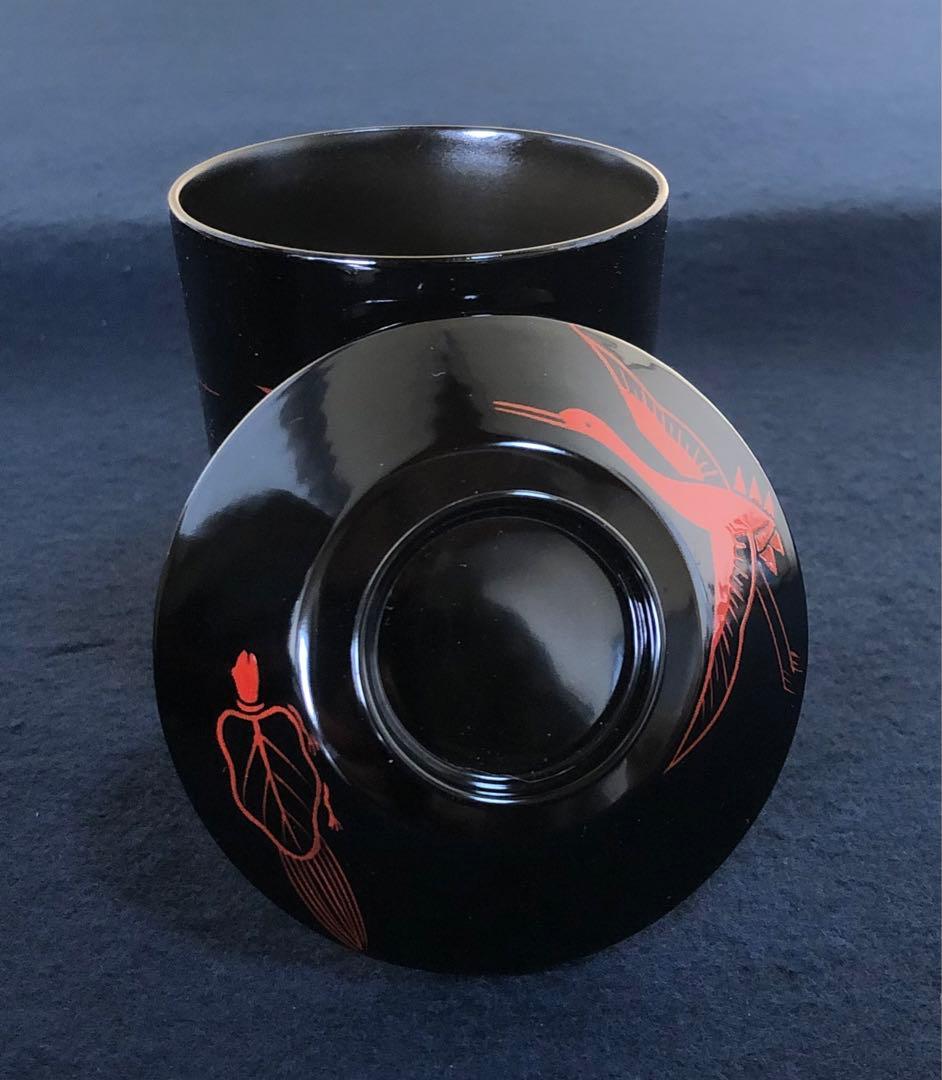 《R》輪島塗 小吸物椀5客 岡本陽斎 木製漆器 懐石 共箱 260128く2