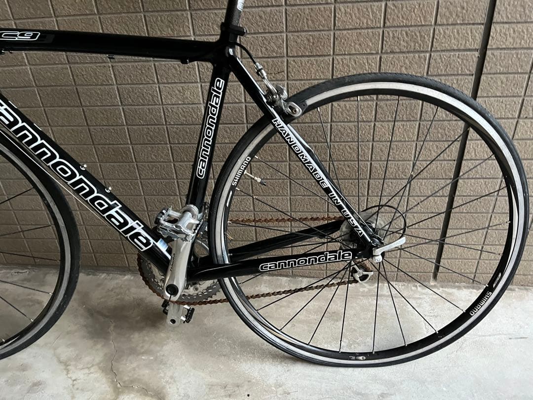 キャノンデール　C9 ロードバイク9速 リアアーム右曲がり有　引き取り希望