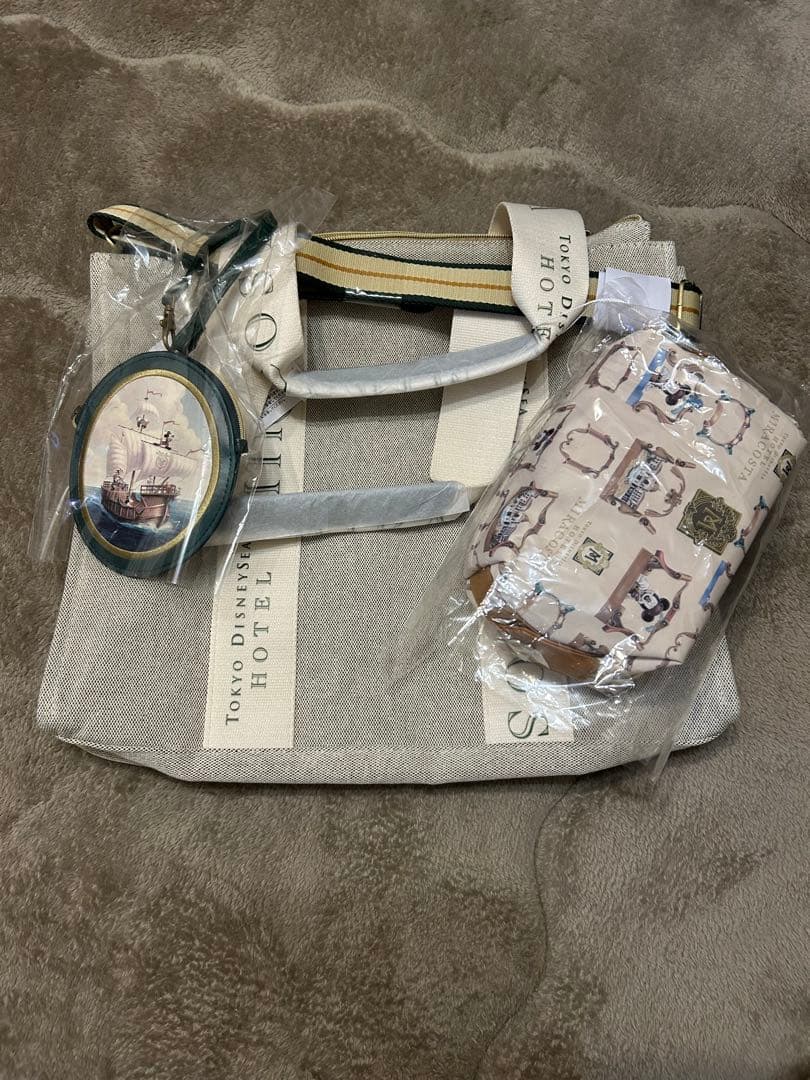 東京ディズニーシー ホテル ミラコスタ トートバッグ　ポストカード付