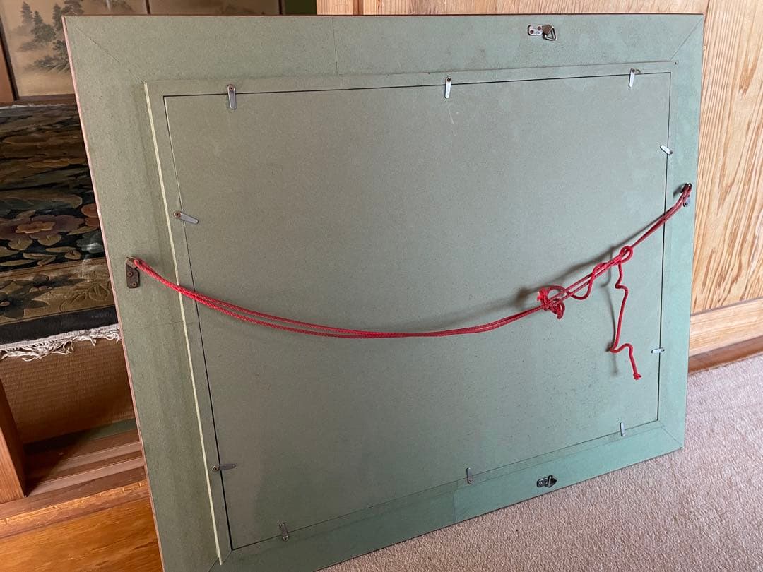 富士山 油彩画 H. Ma 作