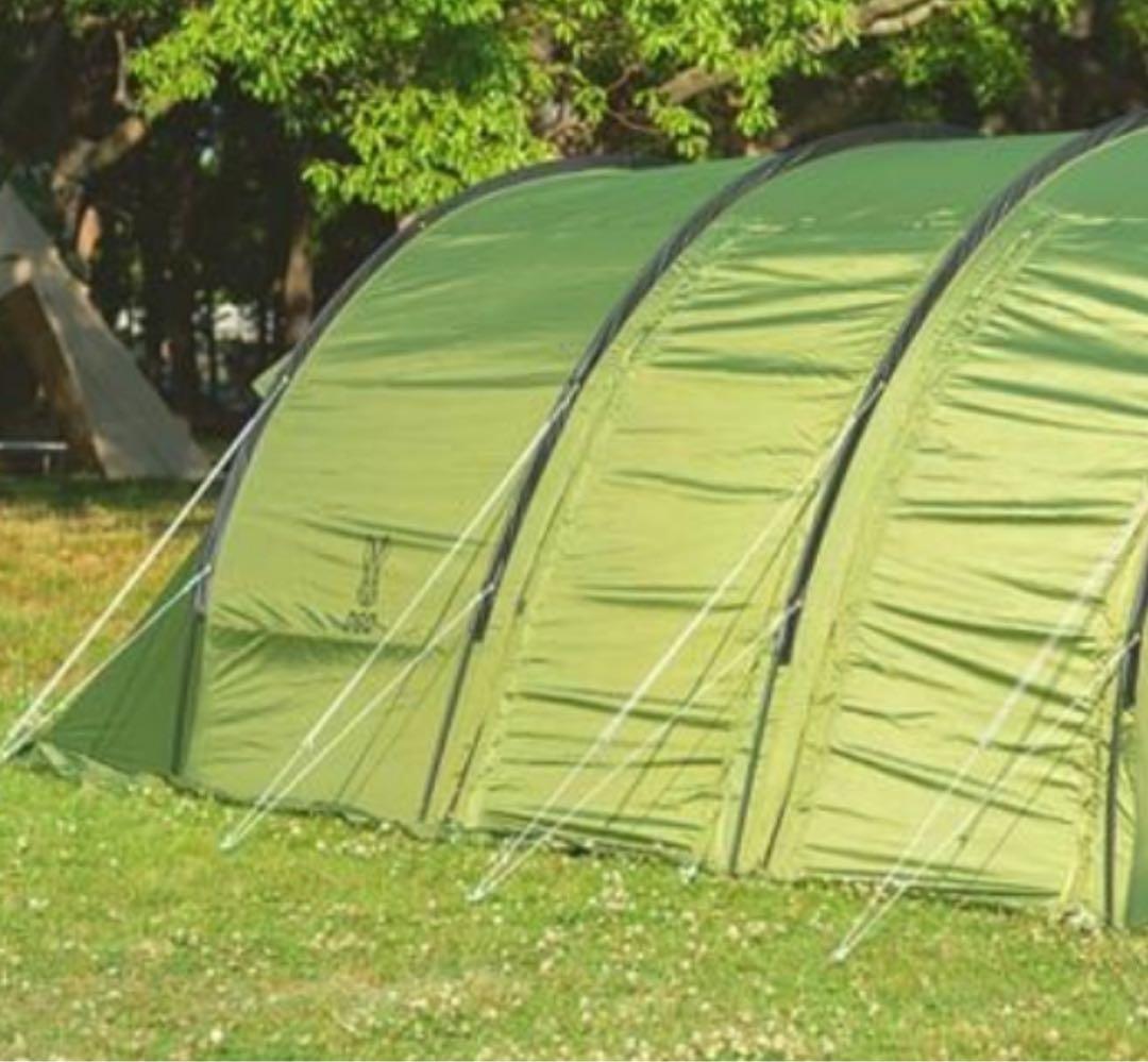 ☆ナチュラム限定カラー☆カマボコテント2（カーキ×ブラック）★