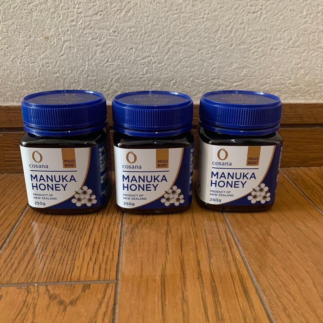 コサナ　マヌカハニーMGO600 3本セット