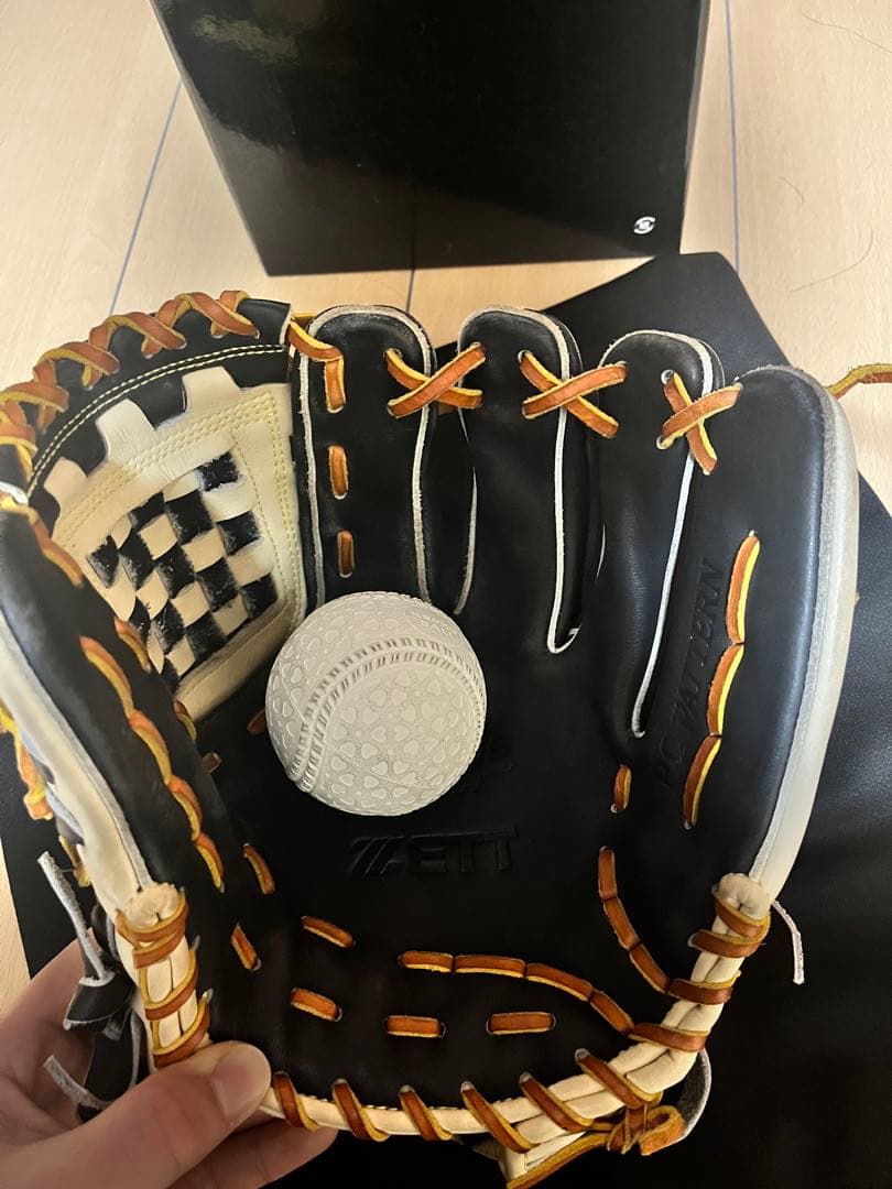 ZETT プロステイタス 軟式 オーダーグラブ 源田モデル 内野手用 【美品】